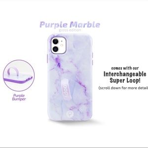 Purple Marble Loopy Case